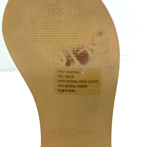 H by Halston Snakeskin Block Heel Sandals - Picture 8 of 8